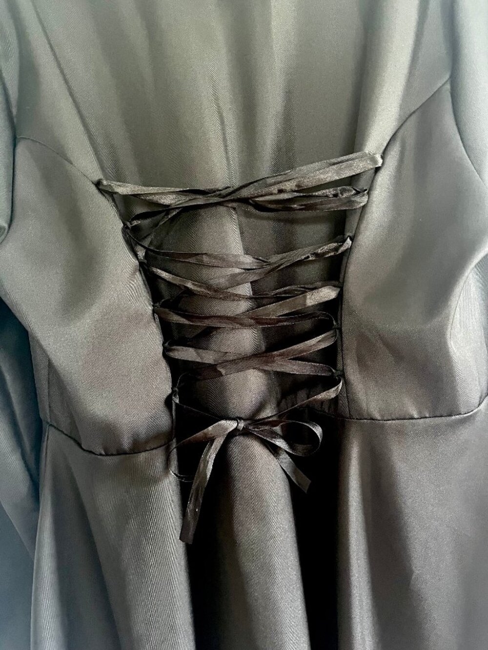 Oratee Black Gothic High-Low Cape Jacket 5X Fits size 20 US 2X - Picture 3 of 9